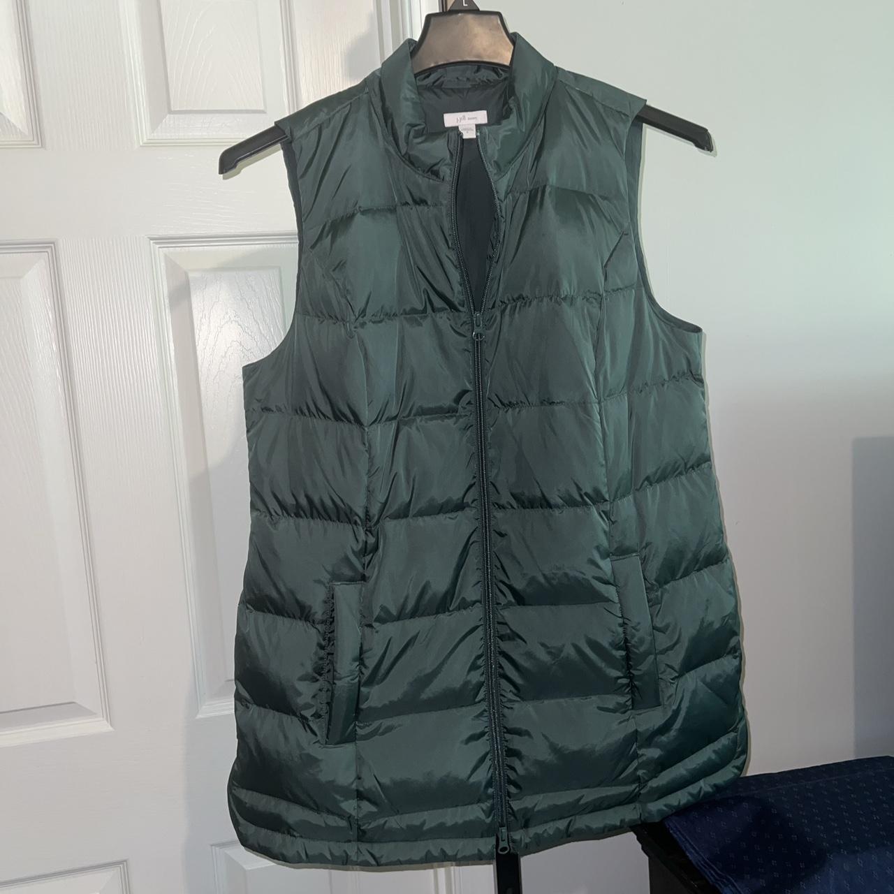 J. JILL Down Filled Women s Zip Puffer Vest size. Depop