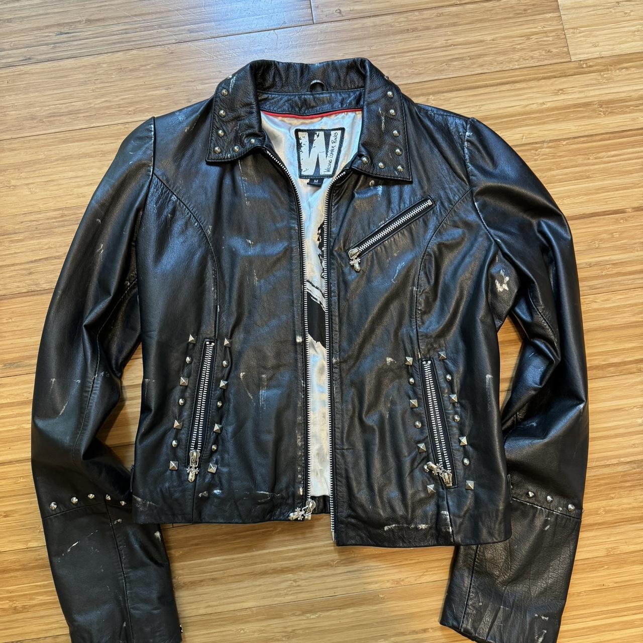 Wilson's leather vintage Led Zeppelin shops jacket