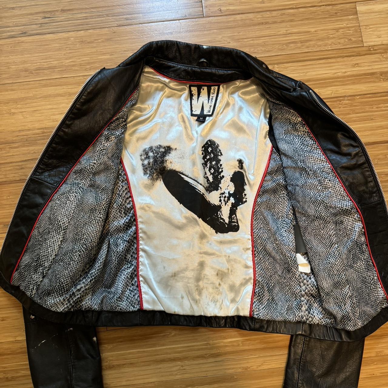 Wilson's leather vintage Led Zeppelin purchases jacket