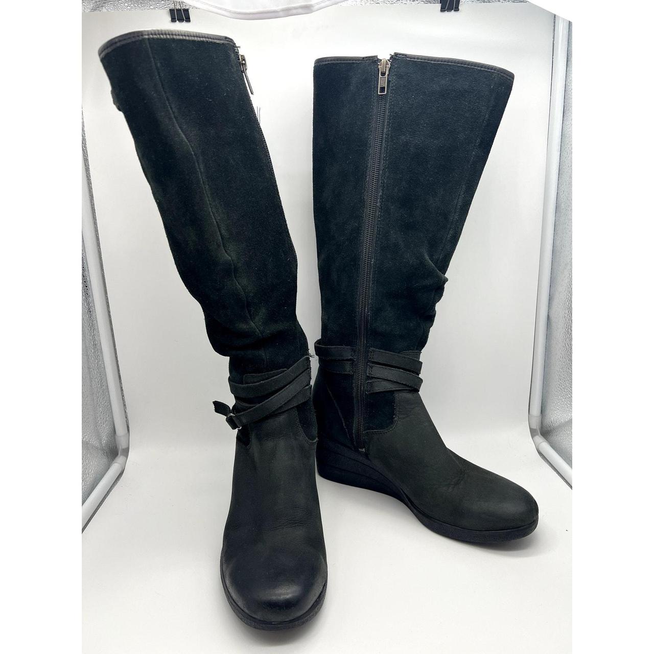 UGG Boots Lesley Black Suede Knee. Depop