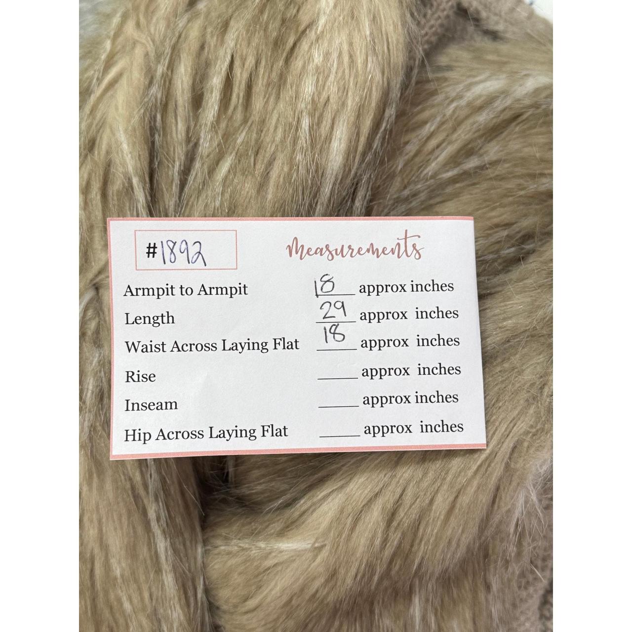 Source Unknown Women's Vest - Tan - M – Sebby Col… - image 8