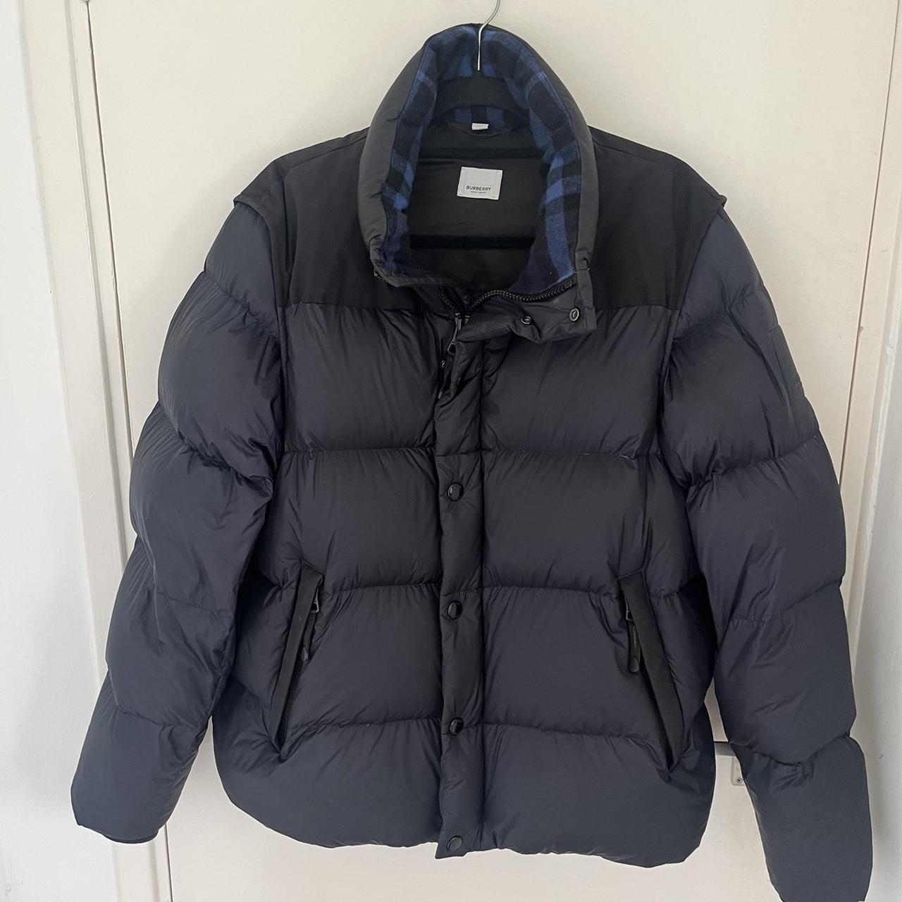 Burberry Detachable Sleeve Nylon Puffer Jacket,