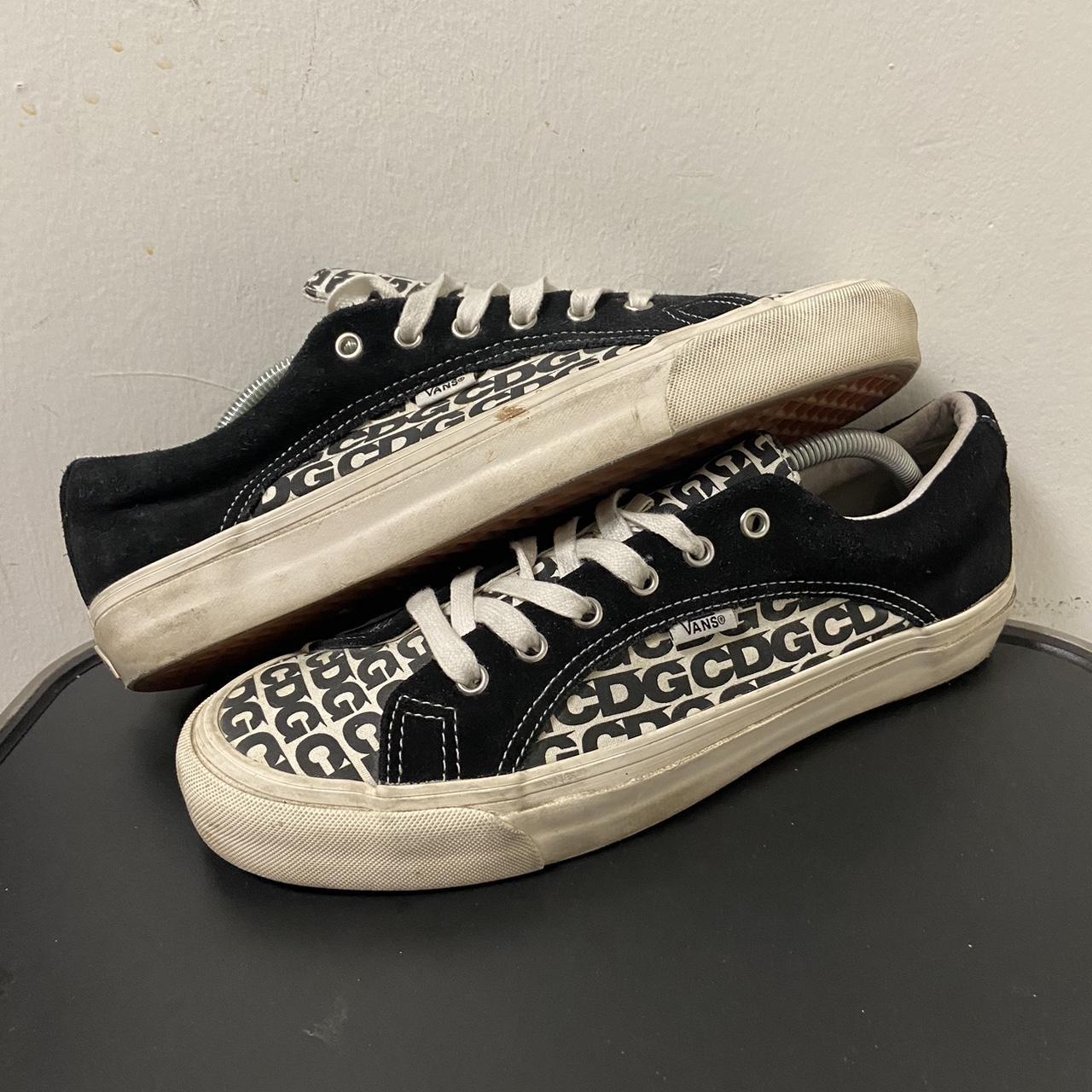 Vans Lampin x Comme des Garcons CDG Print Size 10.5. Depop