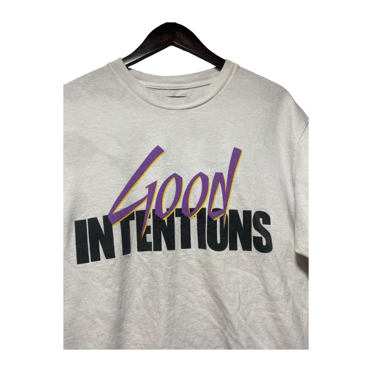 Nav x VLONE Good Intentions White Short Sleeve Shirt | Depop