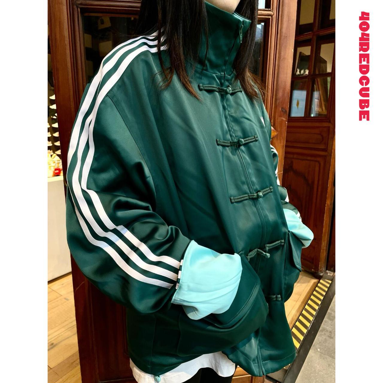 Adidas Chinese New Year Jacket Silky Tang Jacket | Depop