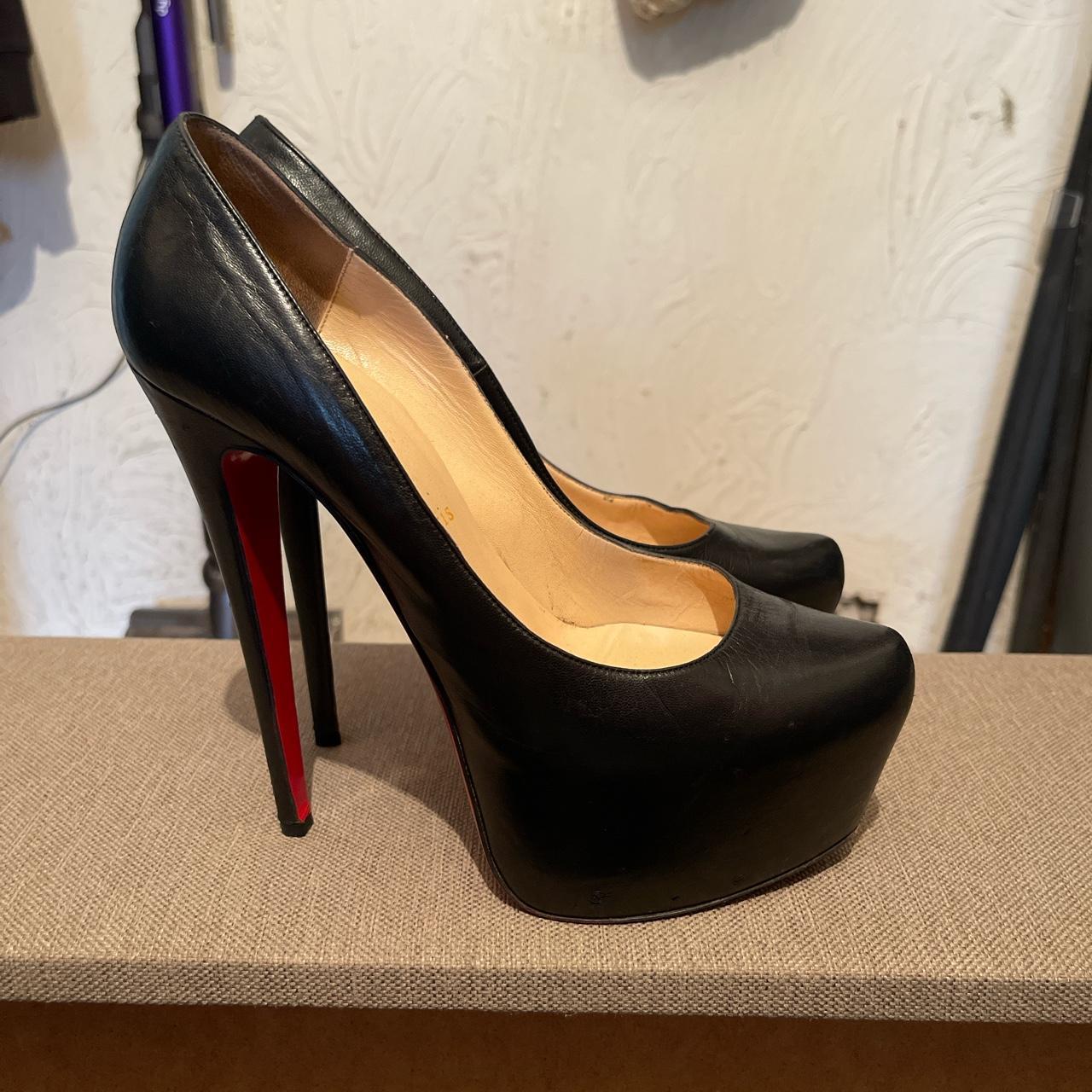 Christian Louboutin daffodil high heels 160mm they... - Depop