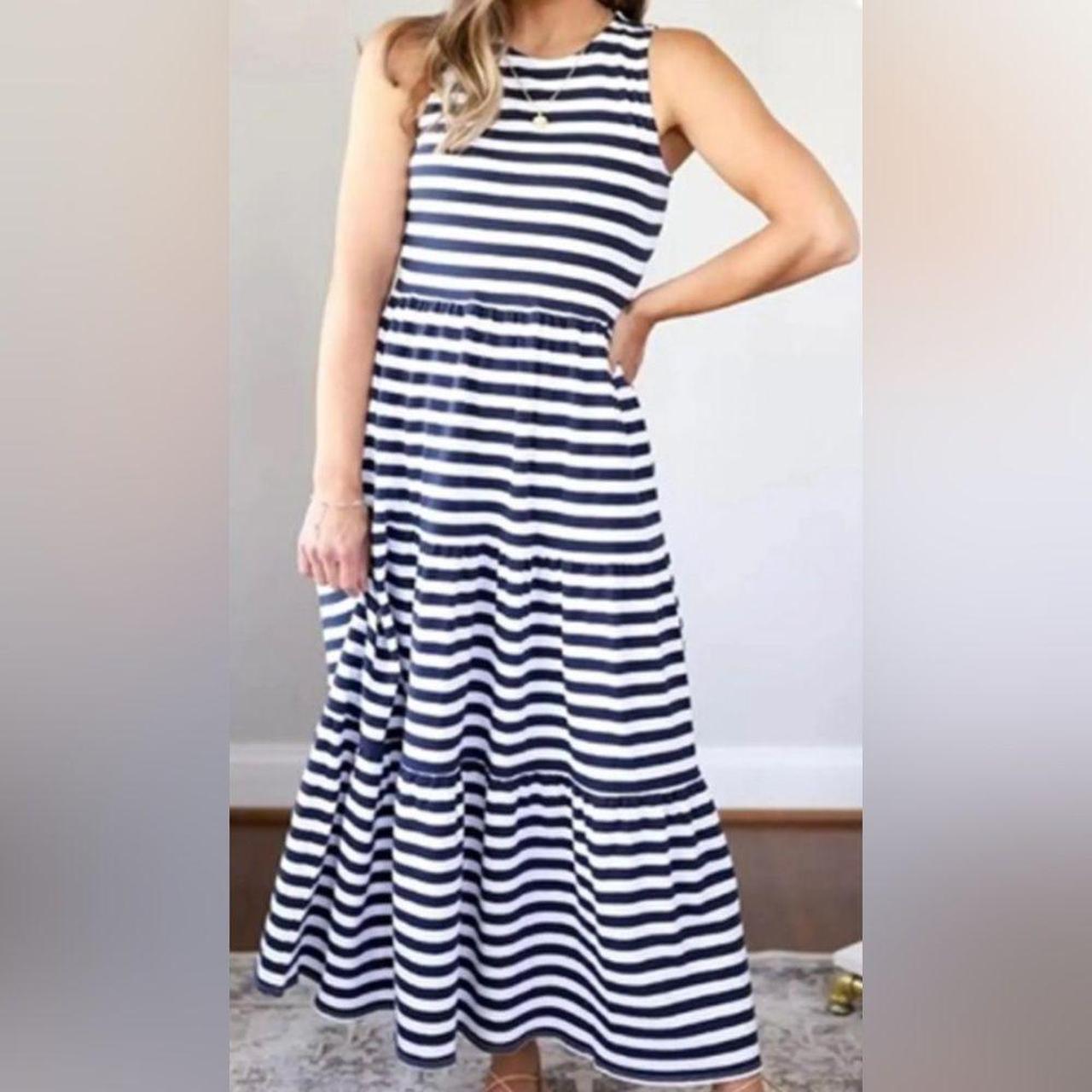 J. Crew Factory maxi dress Size XXS 100 cotton In. Depop