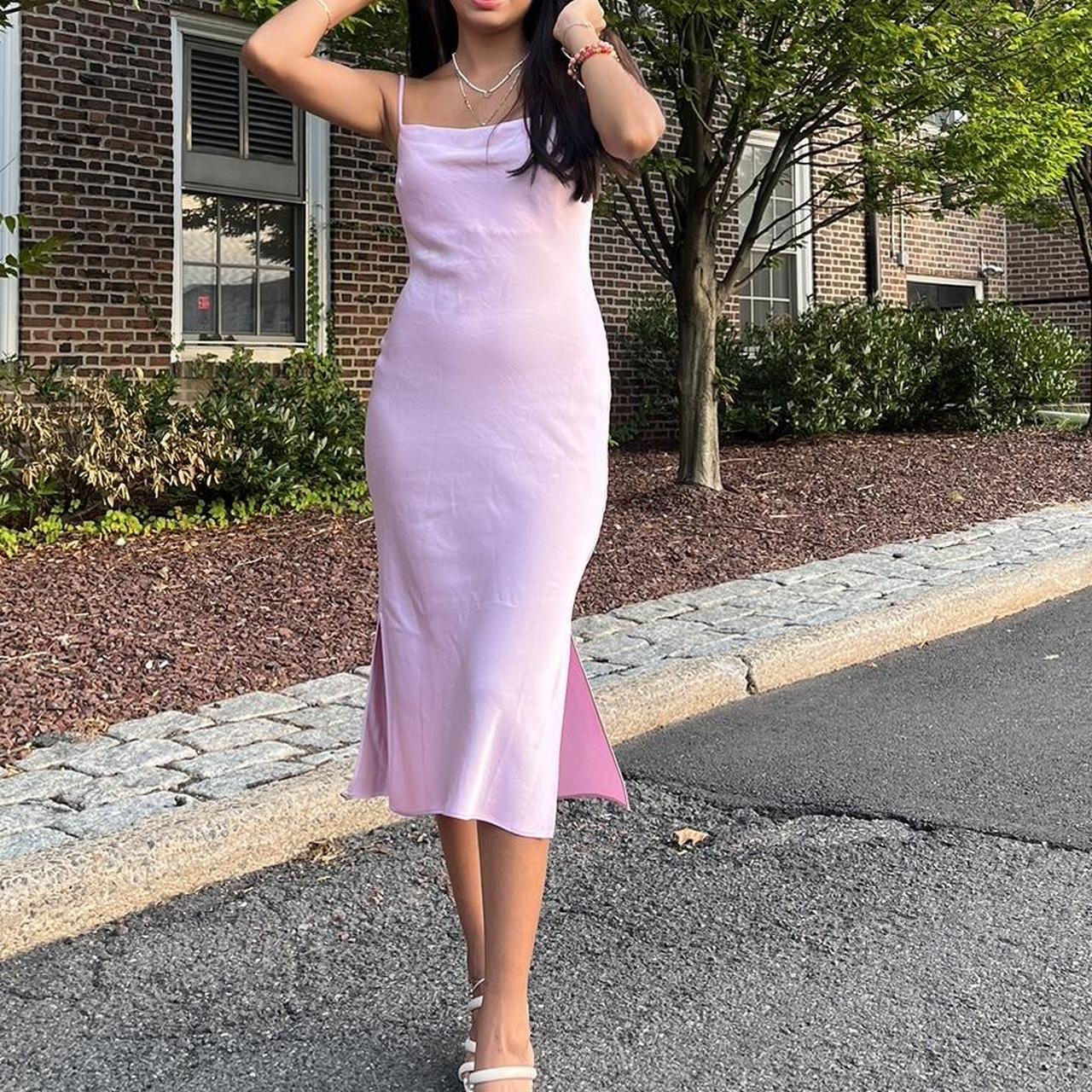 Express blush dress best sale