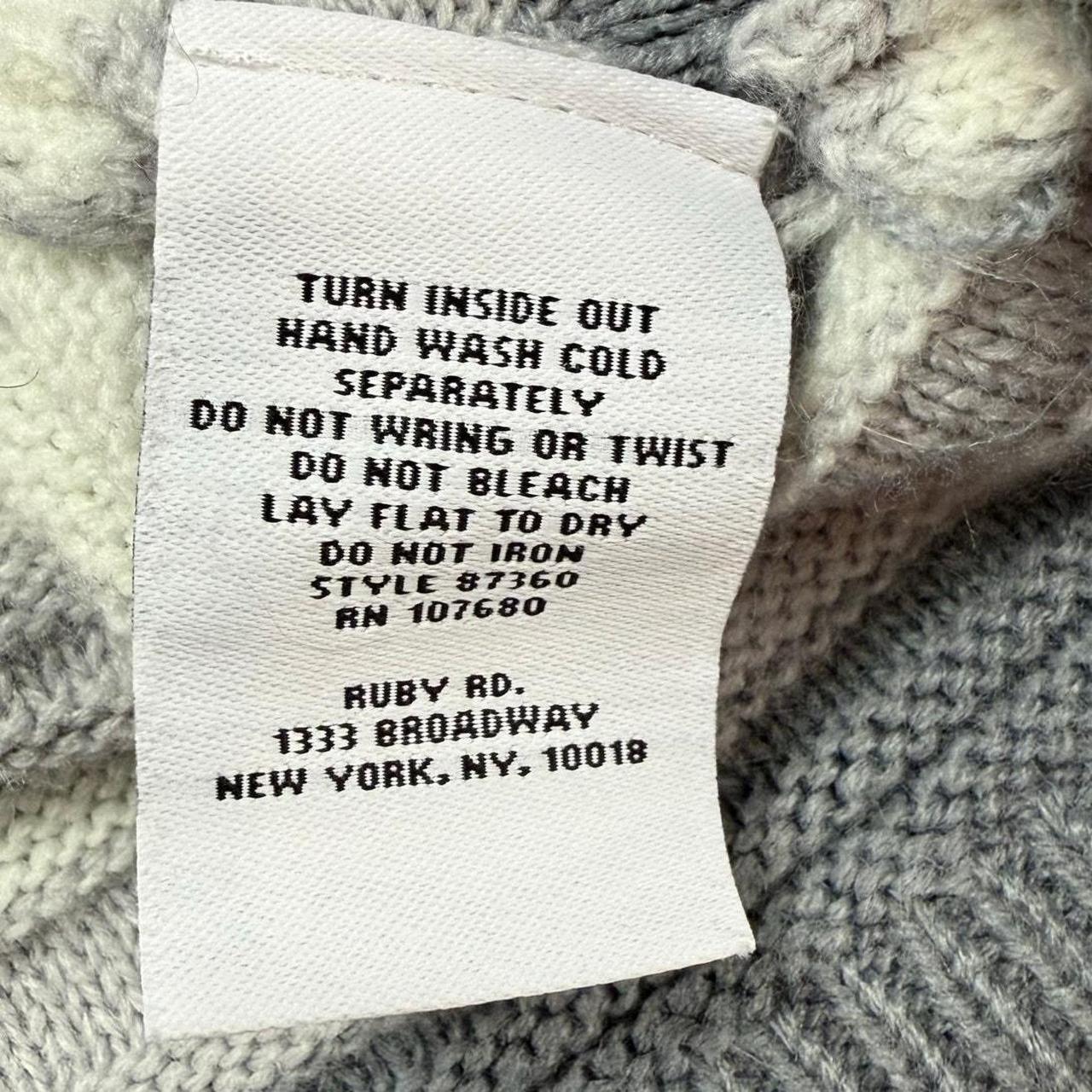 Ruby Rd. Women's Sweater - White/Grey - L – Ruby … - image 8