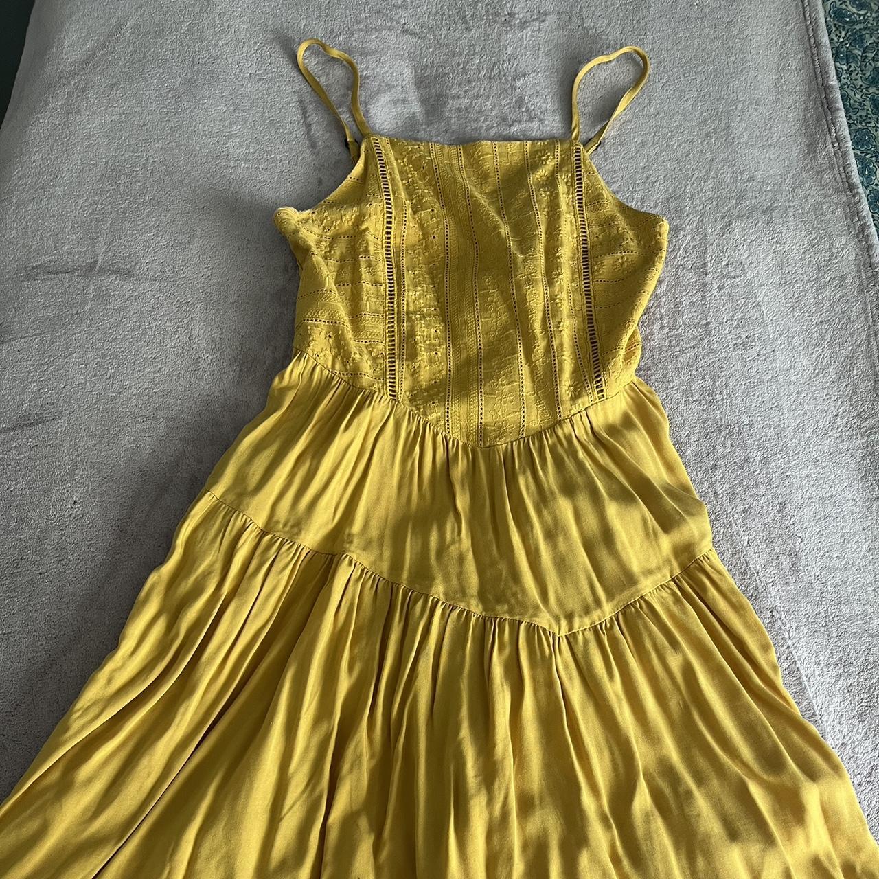 Mustard yellow sundress from Target. Size small. Depop