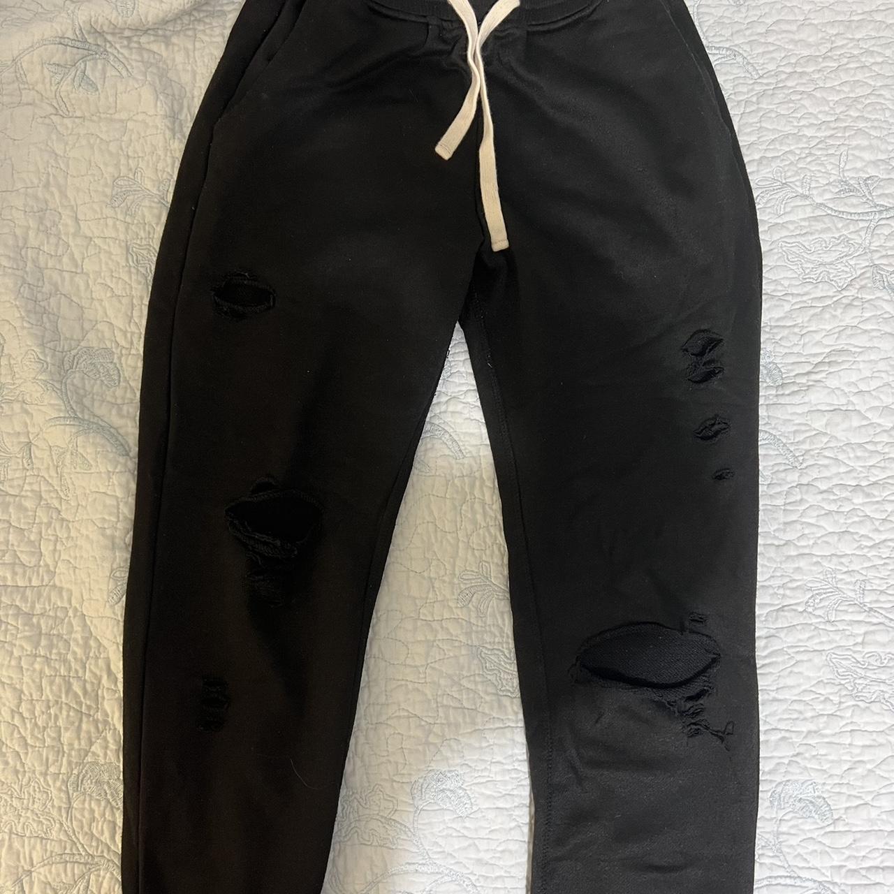 Distressed joggers deals