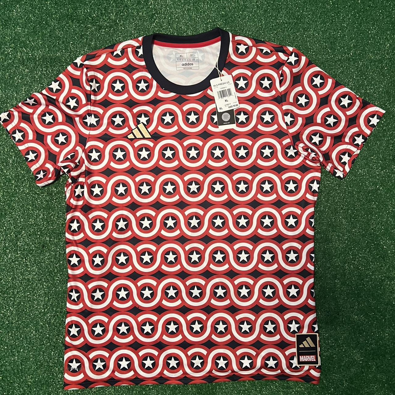 New Adidas x Marvel Captain America Pre Match MLS