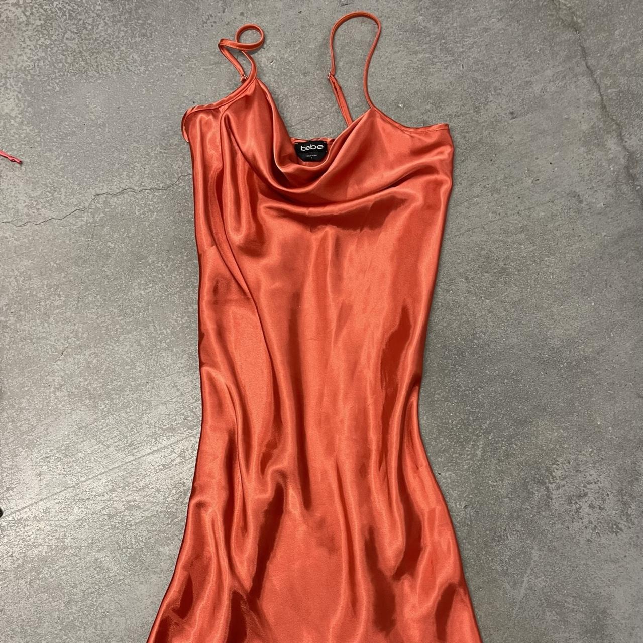 Bebe hot sale silk dress