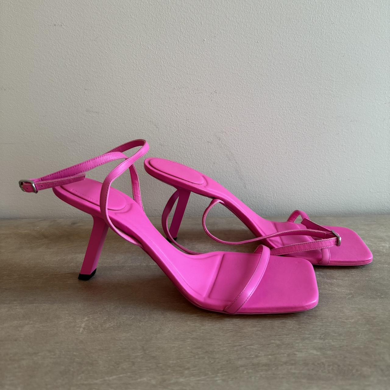 Balenciaga Fuchsia Wrap Sandals sz 41, They