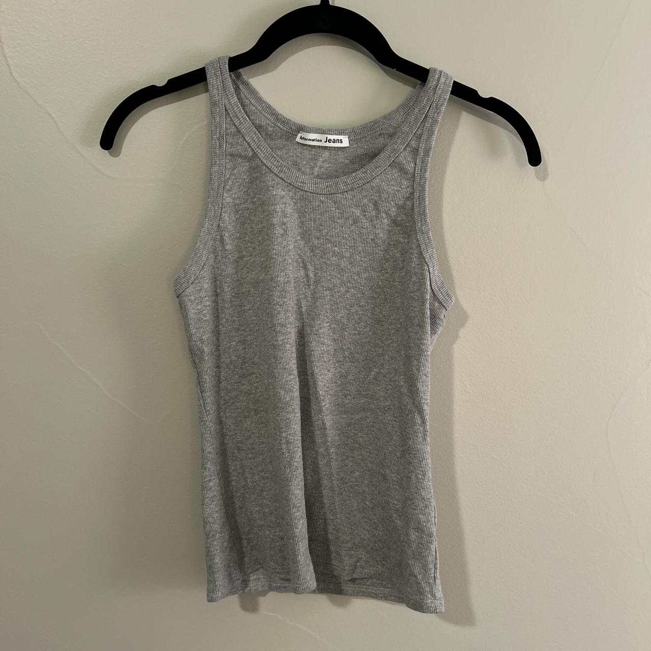 Reformation Women's Tank top - Grey - M – reforma… - image 1