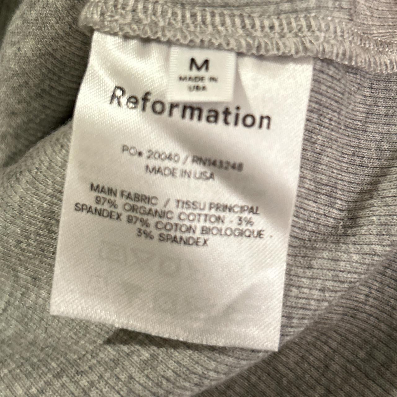 Reformation Women's Tank top - Grey - M – reforma… - image 4