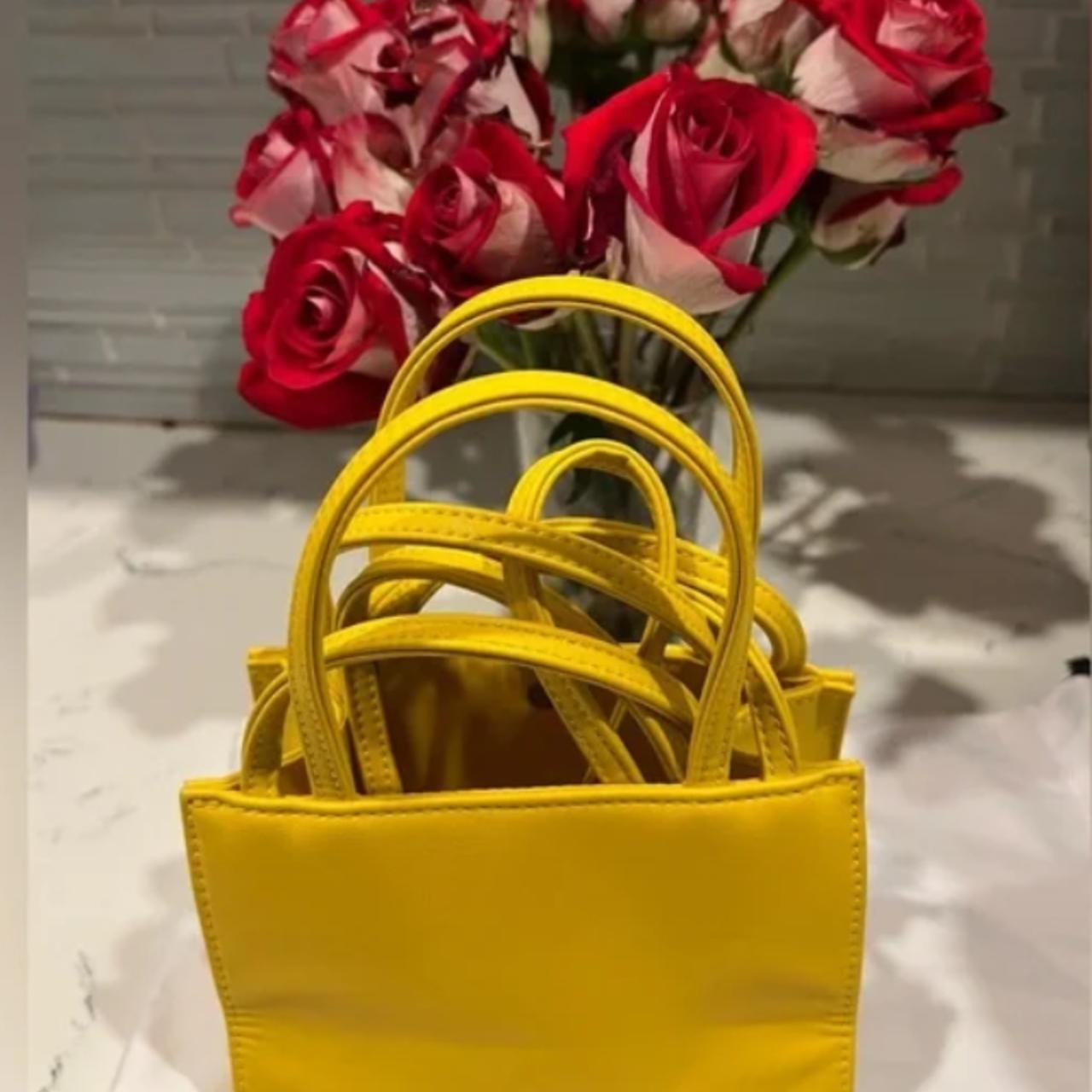 Telfar Small online Yellow bag