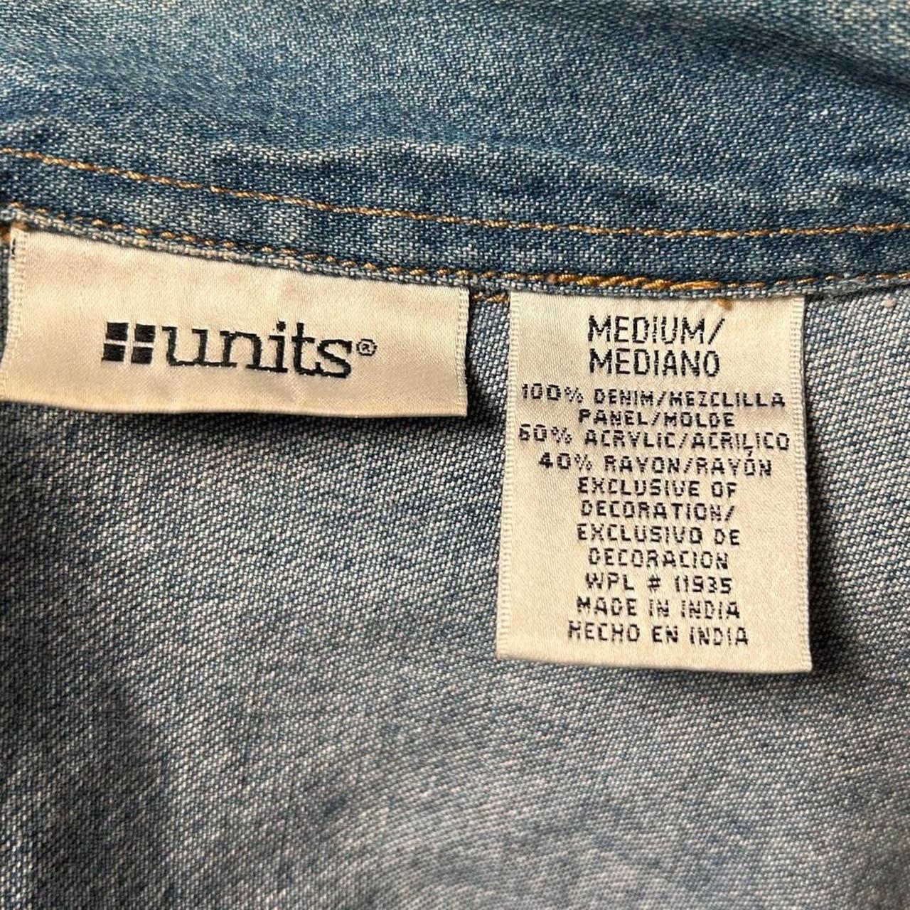 Women's Jacket - Blue/Multi - M – ꧁ patchwork den… - image 6