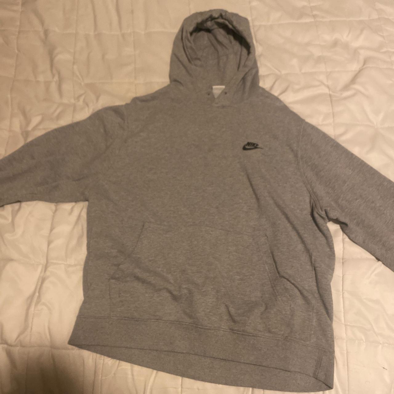 Grey and black Nike hoodie size large bought from dicks