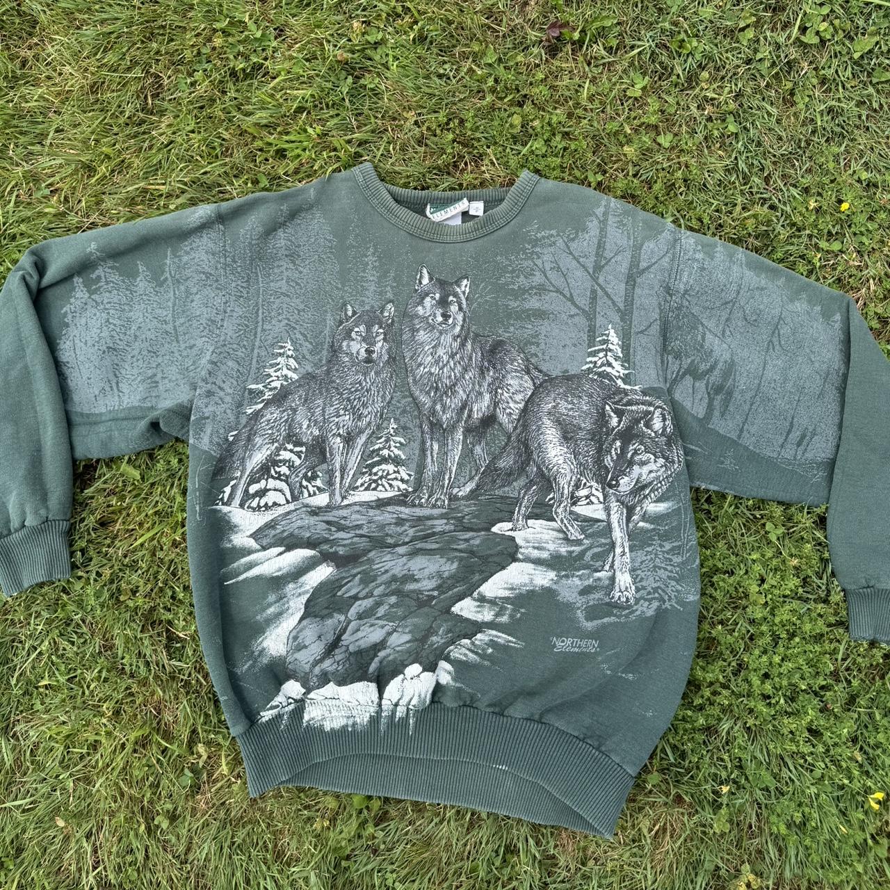 Vintage Wolf shops Crewneck