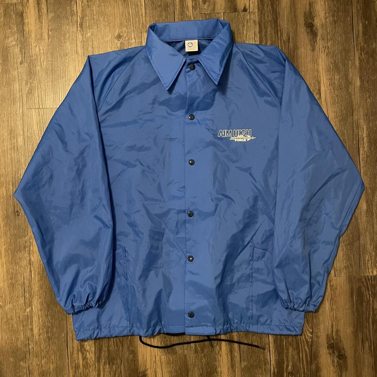 Vintage 1980s United States Air Force Coaches Jacket - Depop