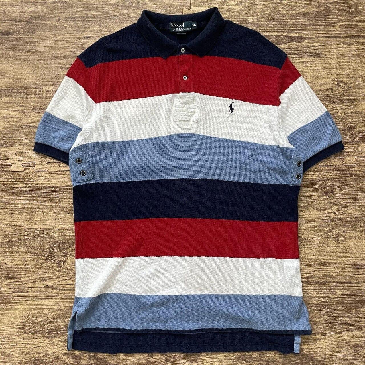 Red white and blue 2025 ralph lauren polo shirts