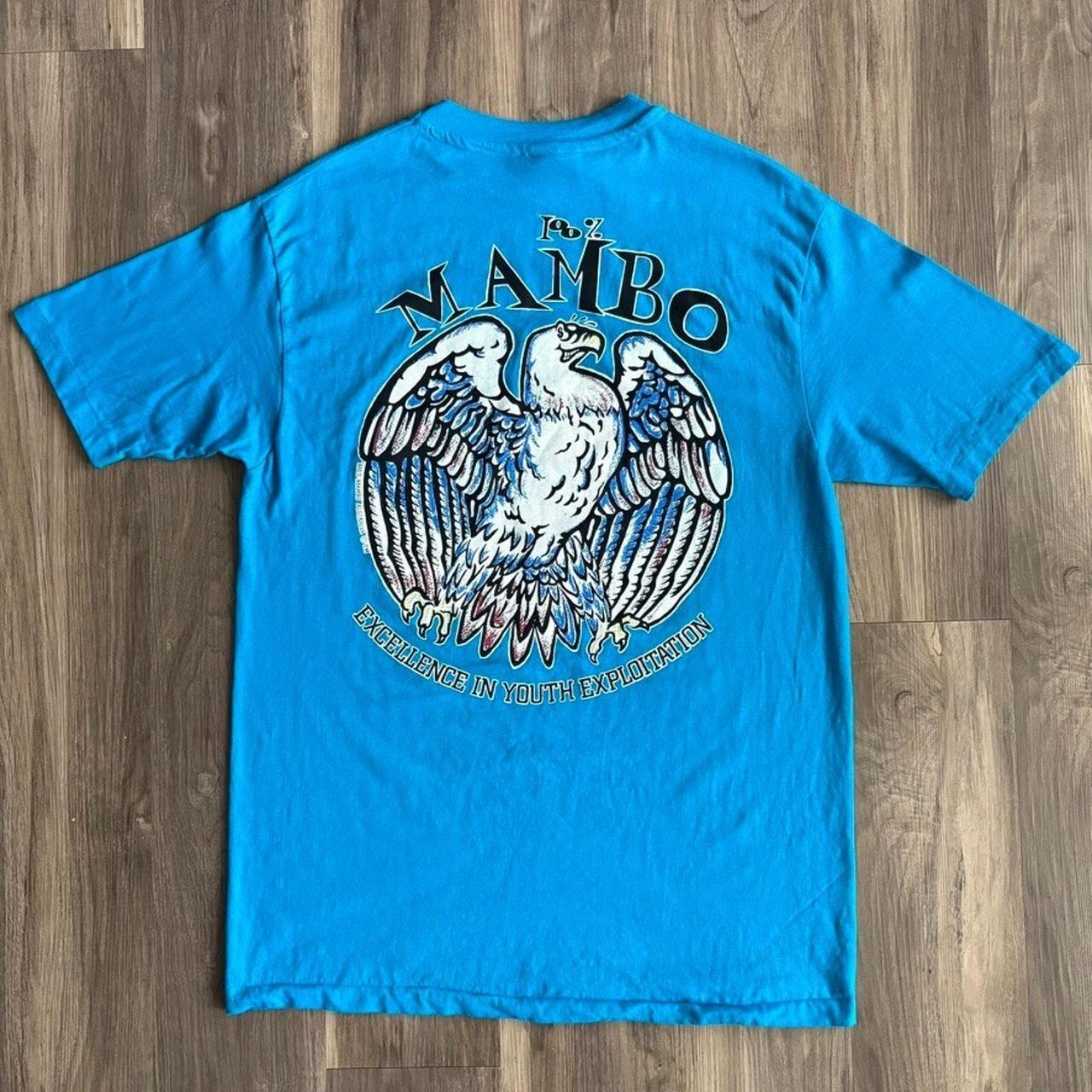 Mambo Men's T-shirt - Blue - XL – Vintage Mambo A… - image 1