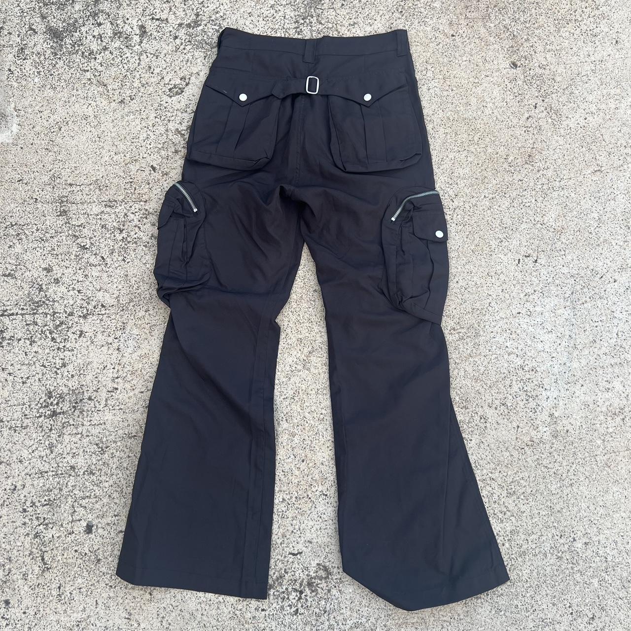 FFFpostalservice Flare Cargo Pants Overall in good... - Depop