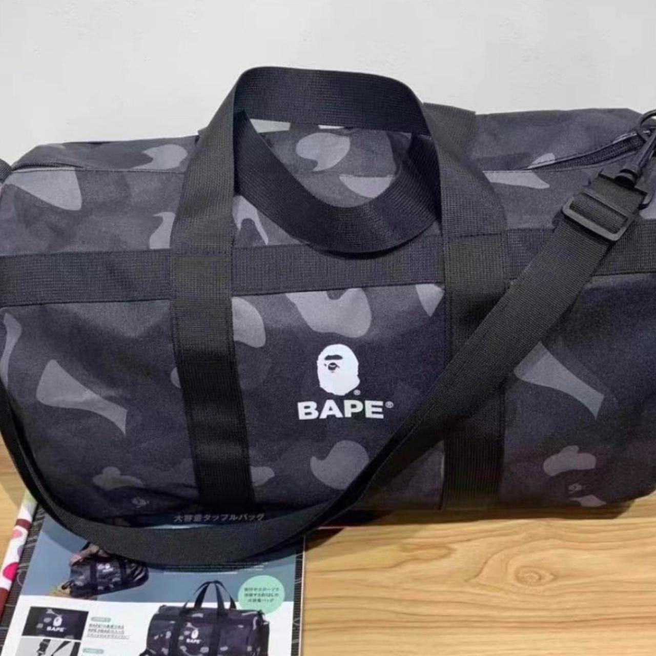 BAPE Duffel Bag Tote Magazine Bag Bucket Bag Travel... - Depop