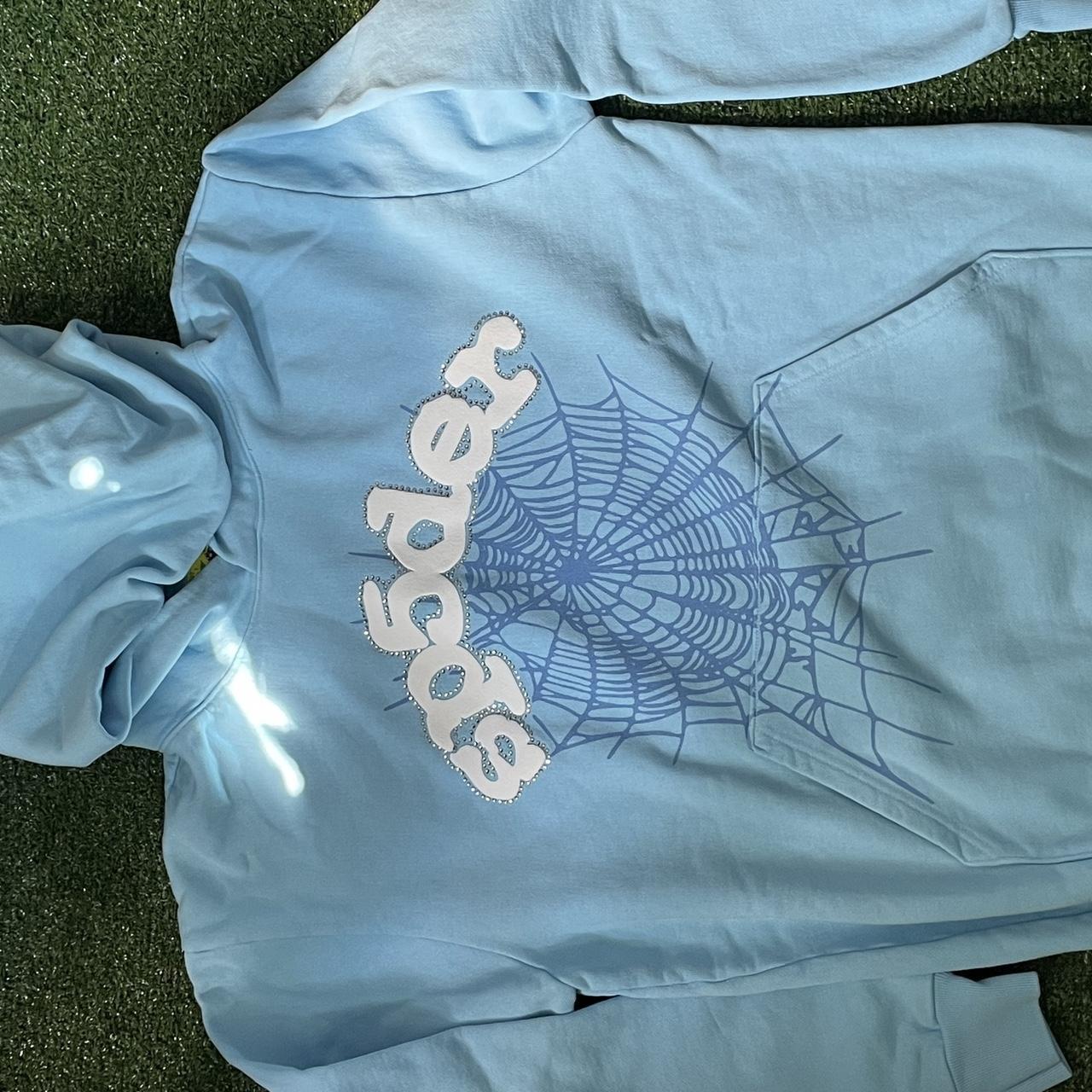 Spider/Sp5der Sky Blue comes in medium 100% | Depop