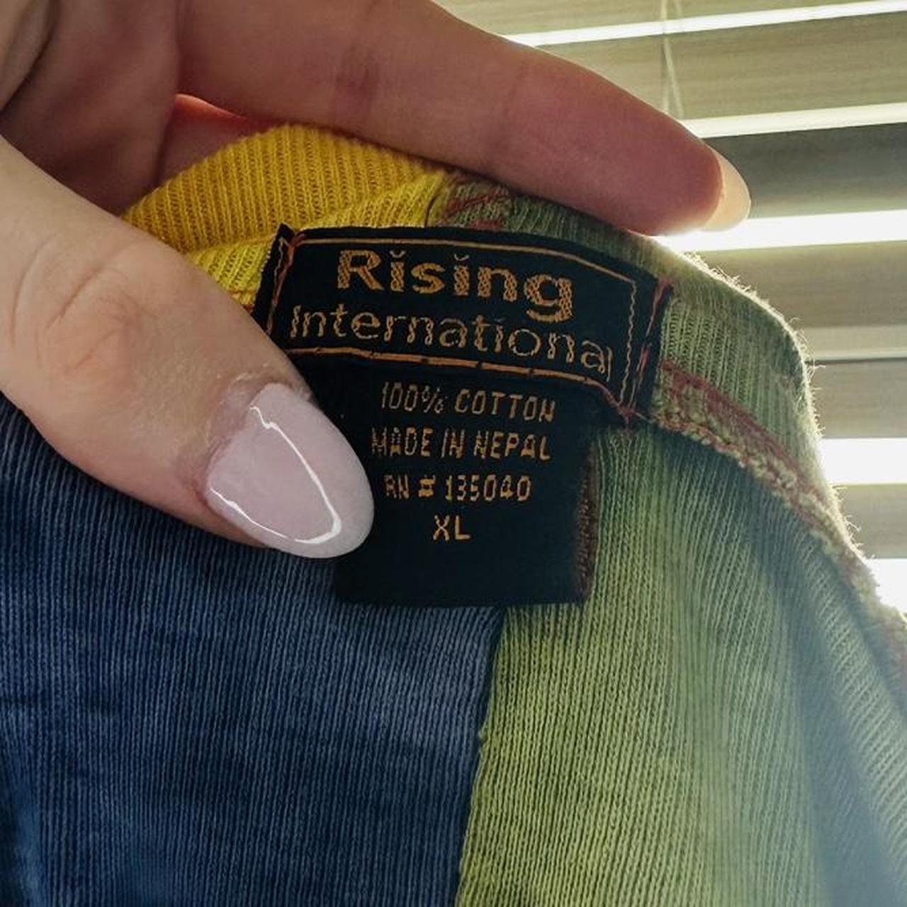 Women's Jacket - Multi - XL – Rainbow patchwork z… - image 5