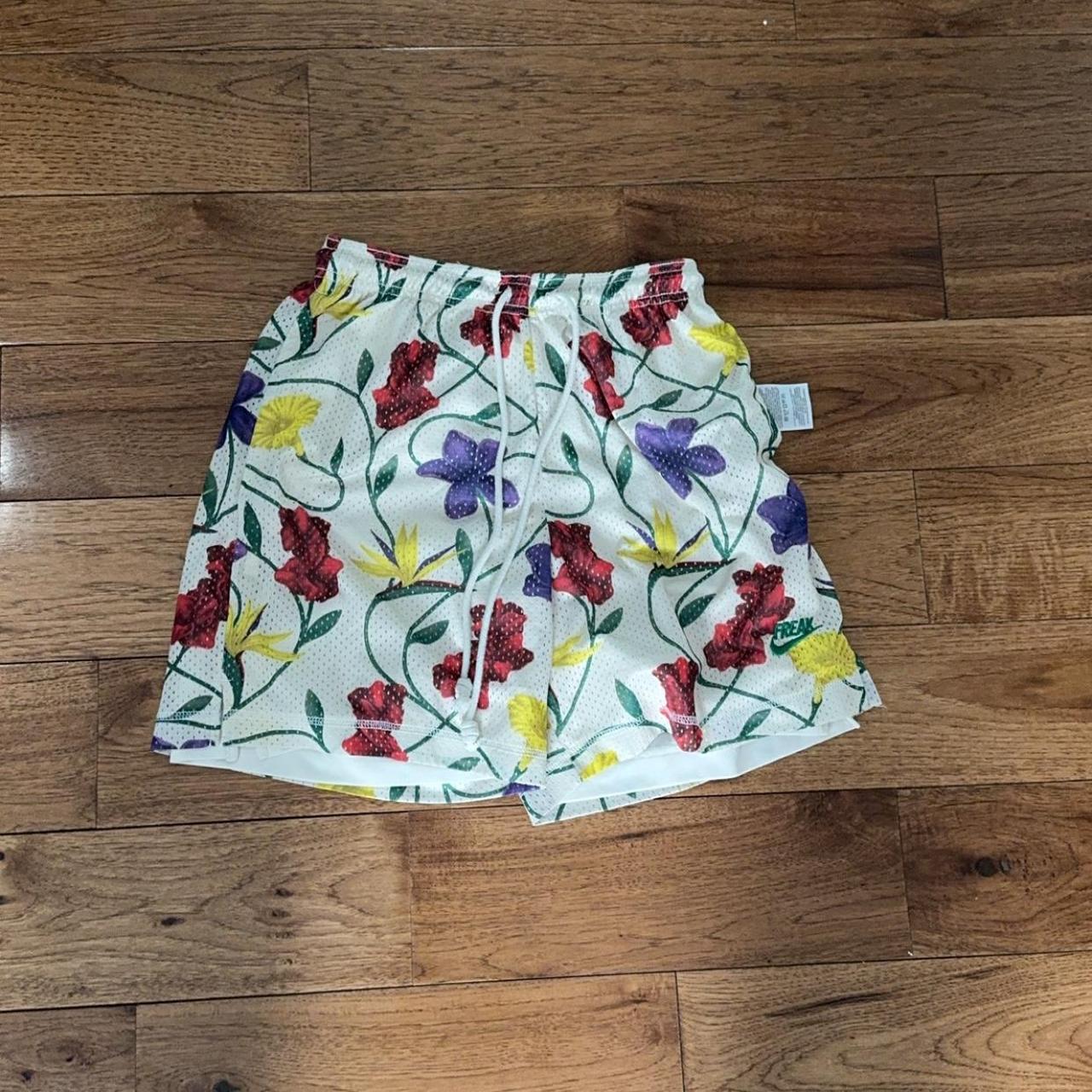 nike flower shorts
