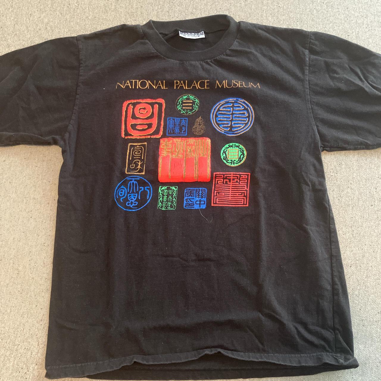 Men's T-shirt - Black - L – Vintage National Palace Museum 90's 100% Cotton