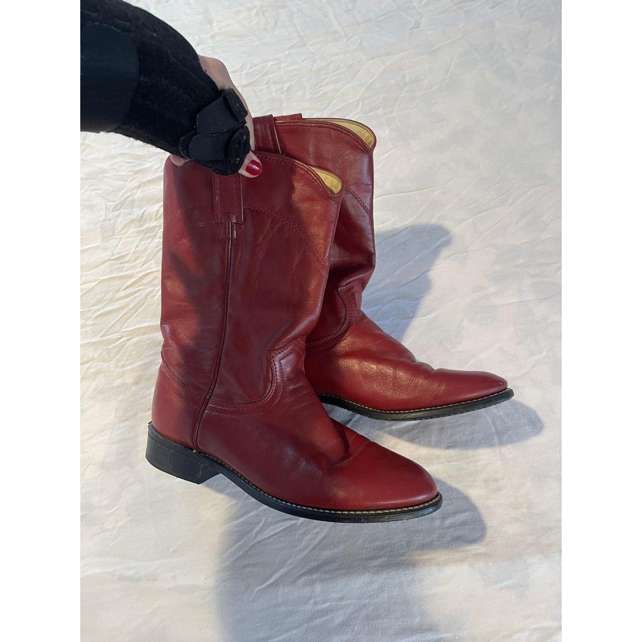 Source Unknown Women's Boots - Red/Black - US 7 –… - image 1