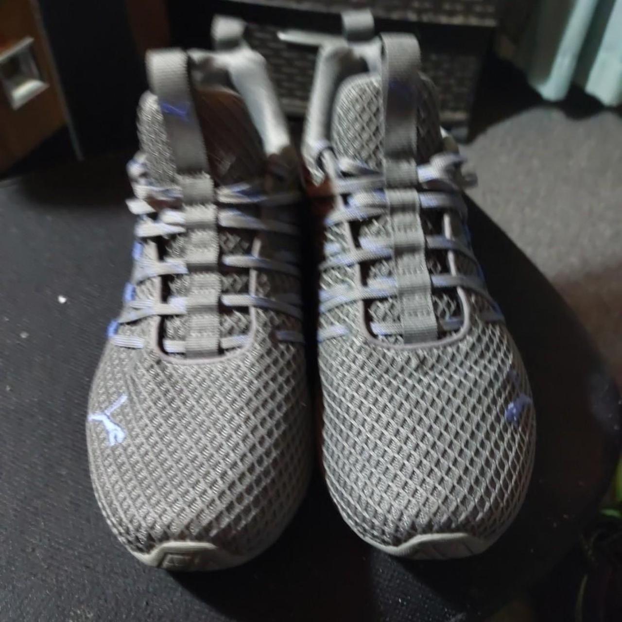 Puma Mens Size 7.5 Axelion Spark 193481-02 Gray | Depop