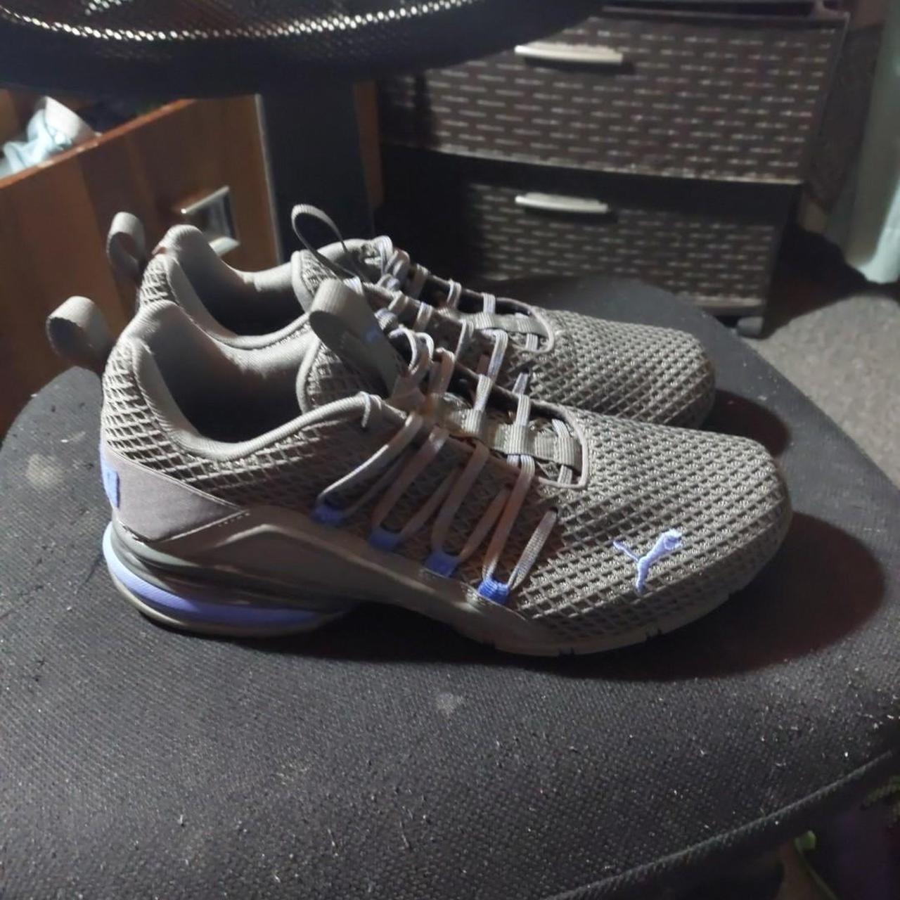 Puma Mens Size 7.5 Axelion Spark 193481-02 Gray | Depop
