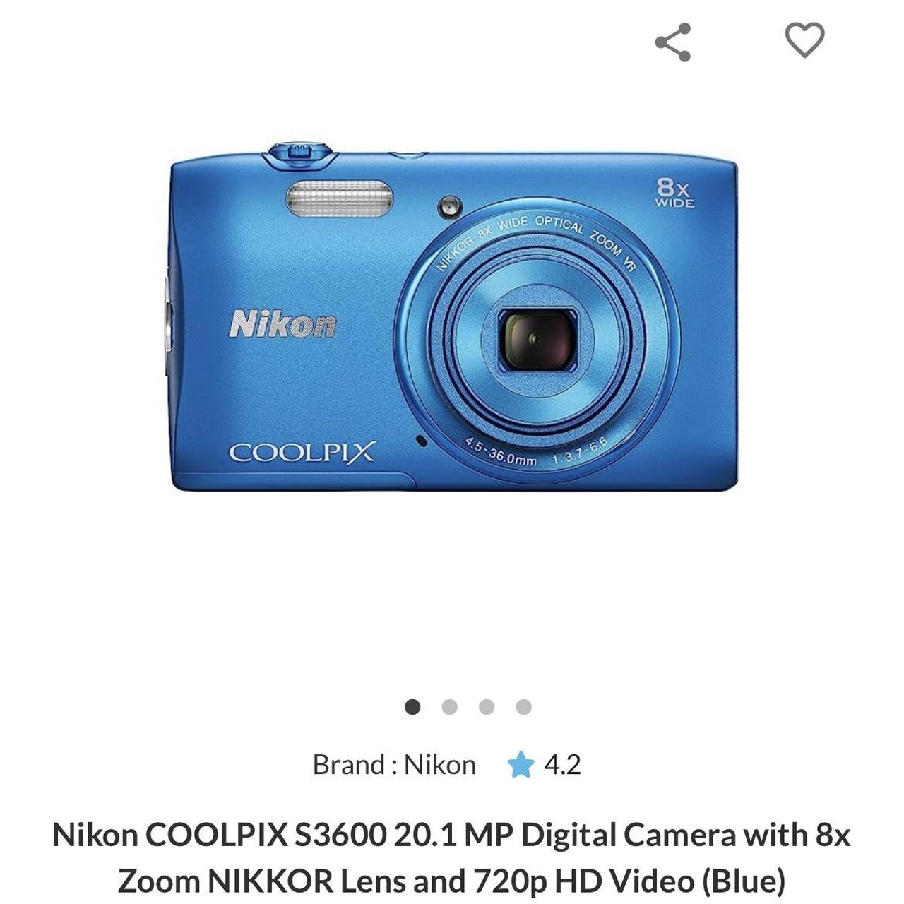 Nikon Coolpix S3600 Blue Nikon Coolpix S3600 Blue Excellent+5