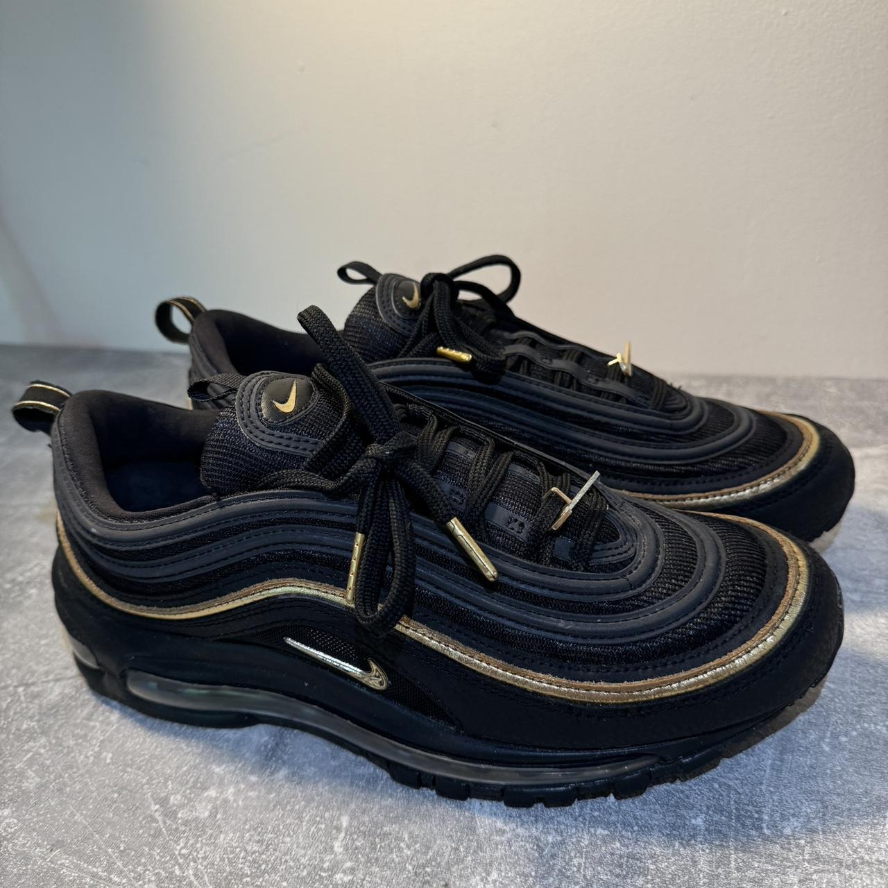 Air Max 97s in Black Metallic Gold no original box