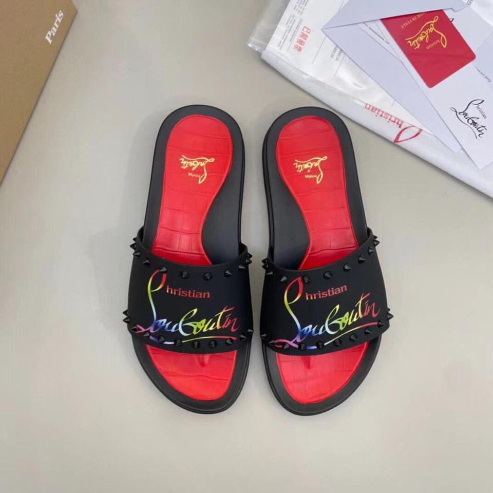 Like new Christian Louboutin Sandals no. Depop