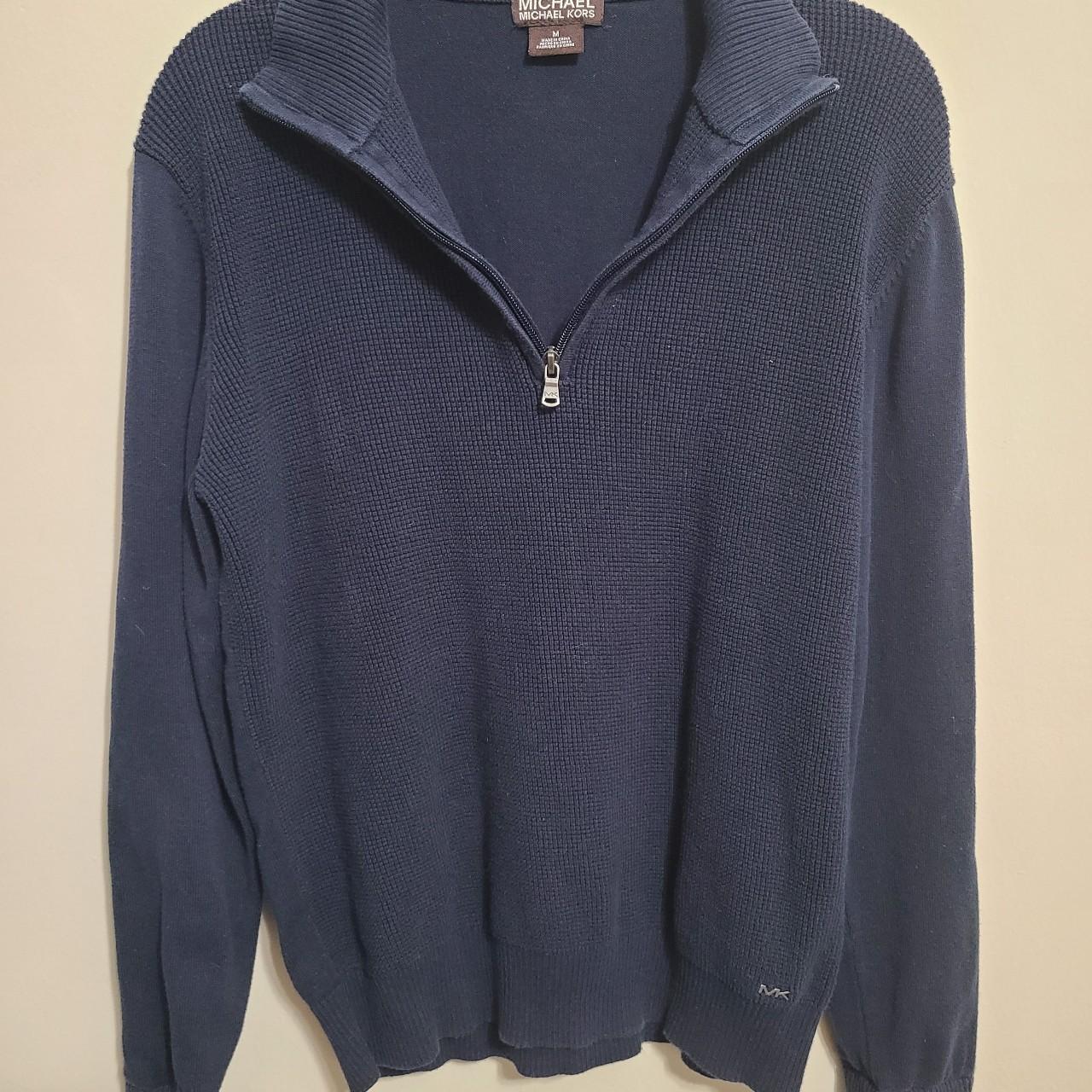 Michael Kors Men's Navy Jumper | Depop