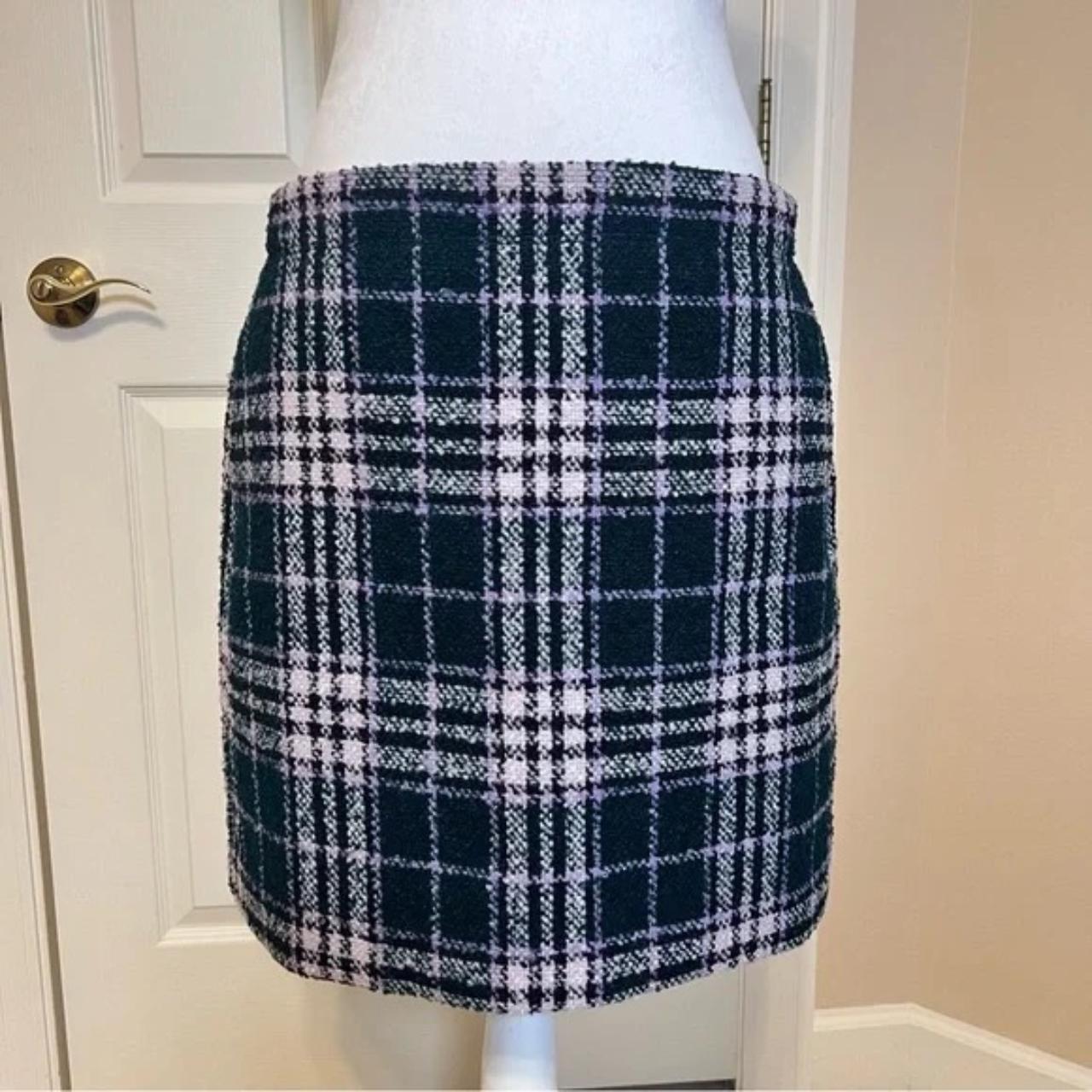 Plaid mini skirt size 8 best sale