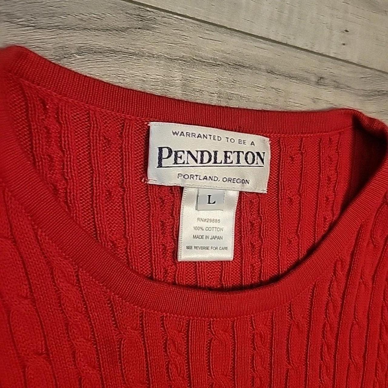 Pendleton Women's Sweater - Red - L – Pendleton S… - image 5