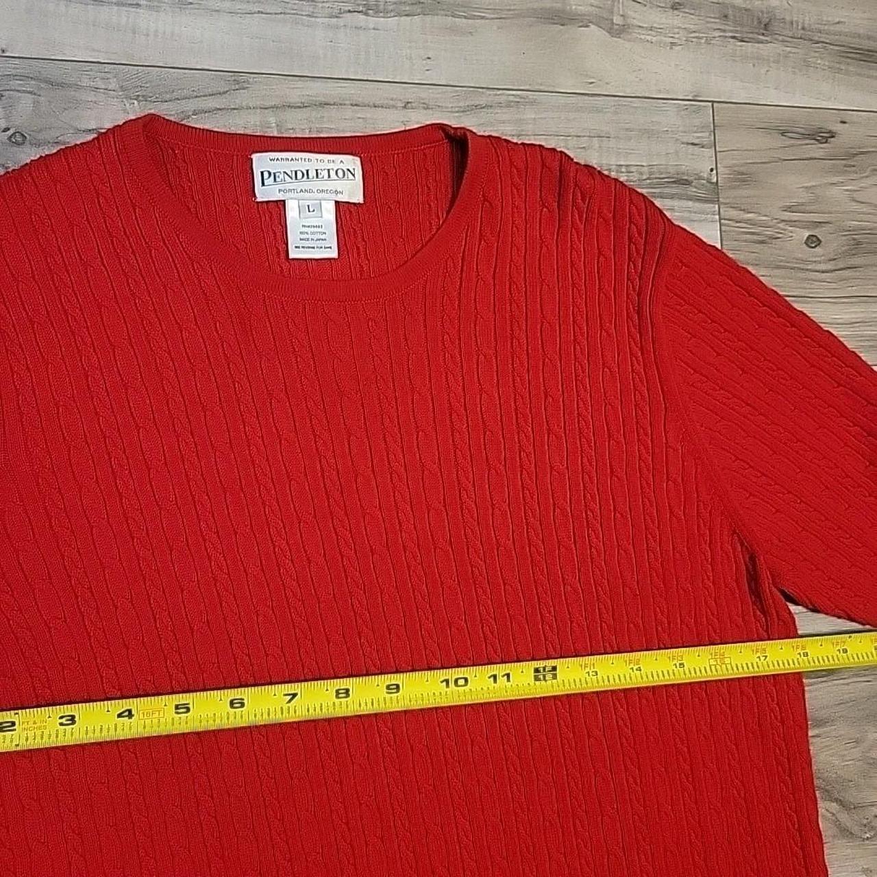 Pendleton Women's Sweater - Red - L – Pendleton S… - image 6