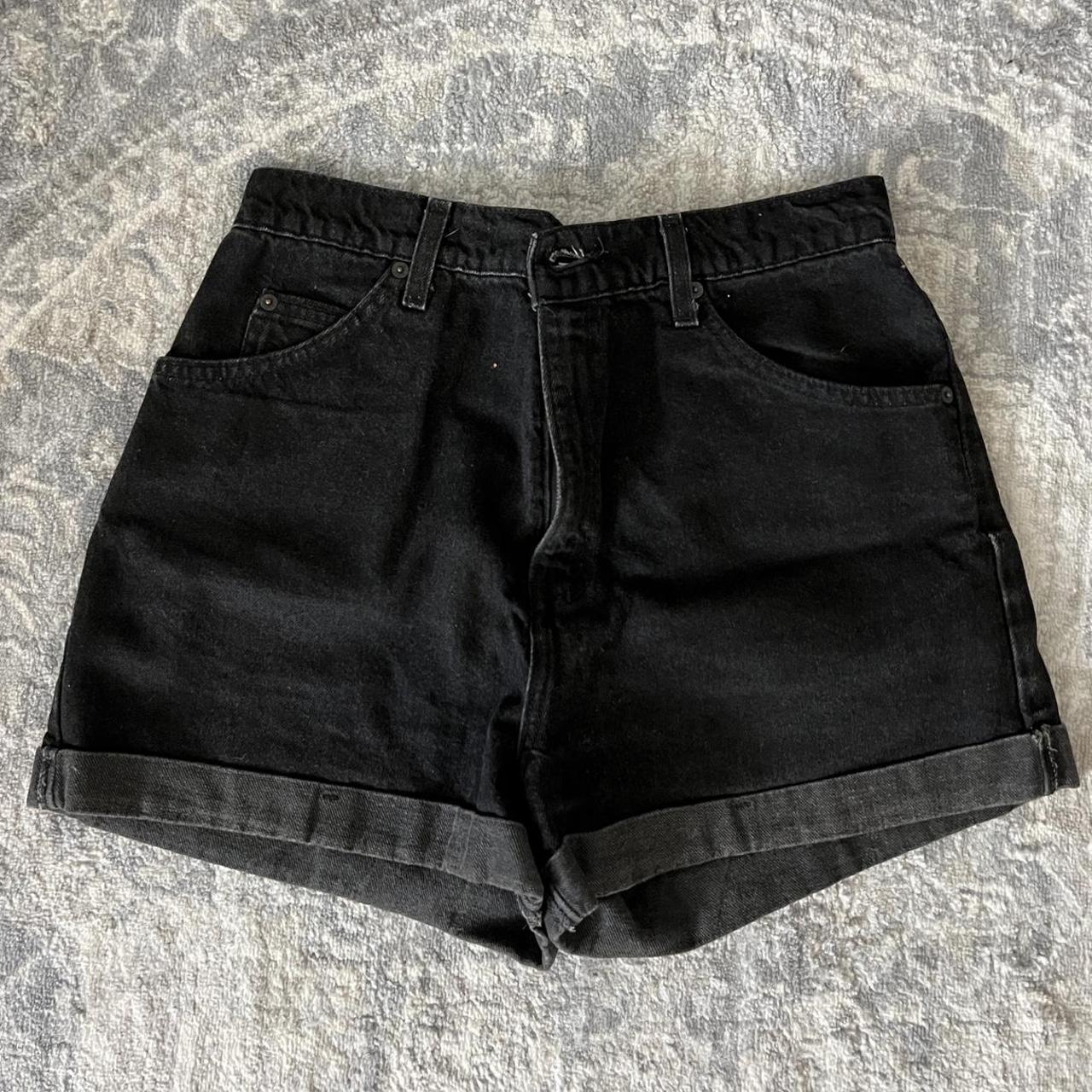 Levis high outlet waisted shorts black