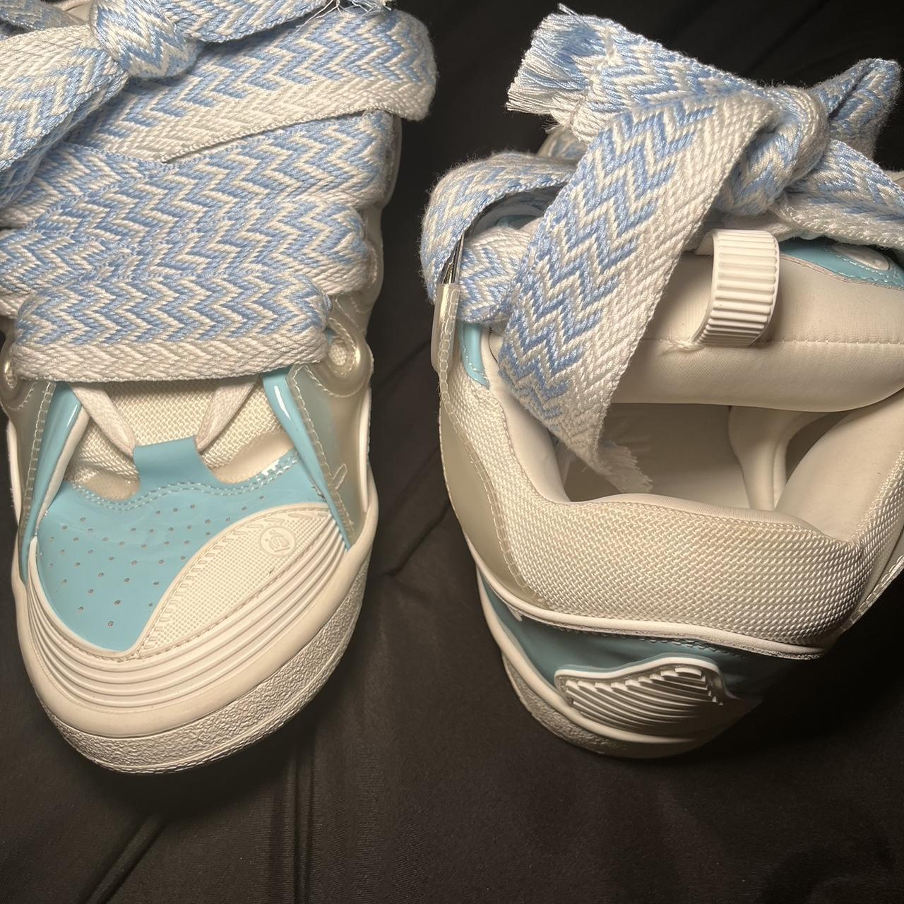 Blue and white lanvins FIRM!!!!!!!!! ON... - Depop