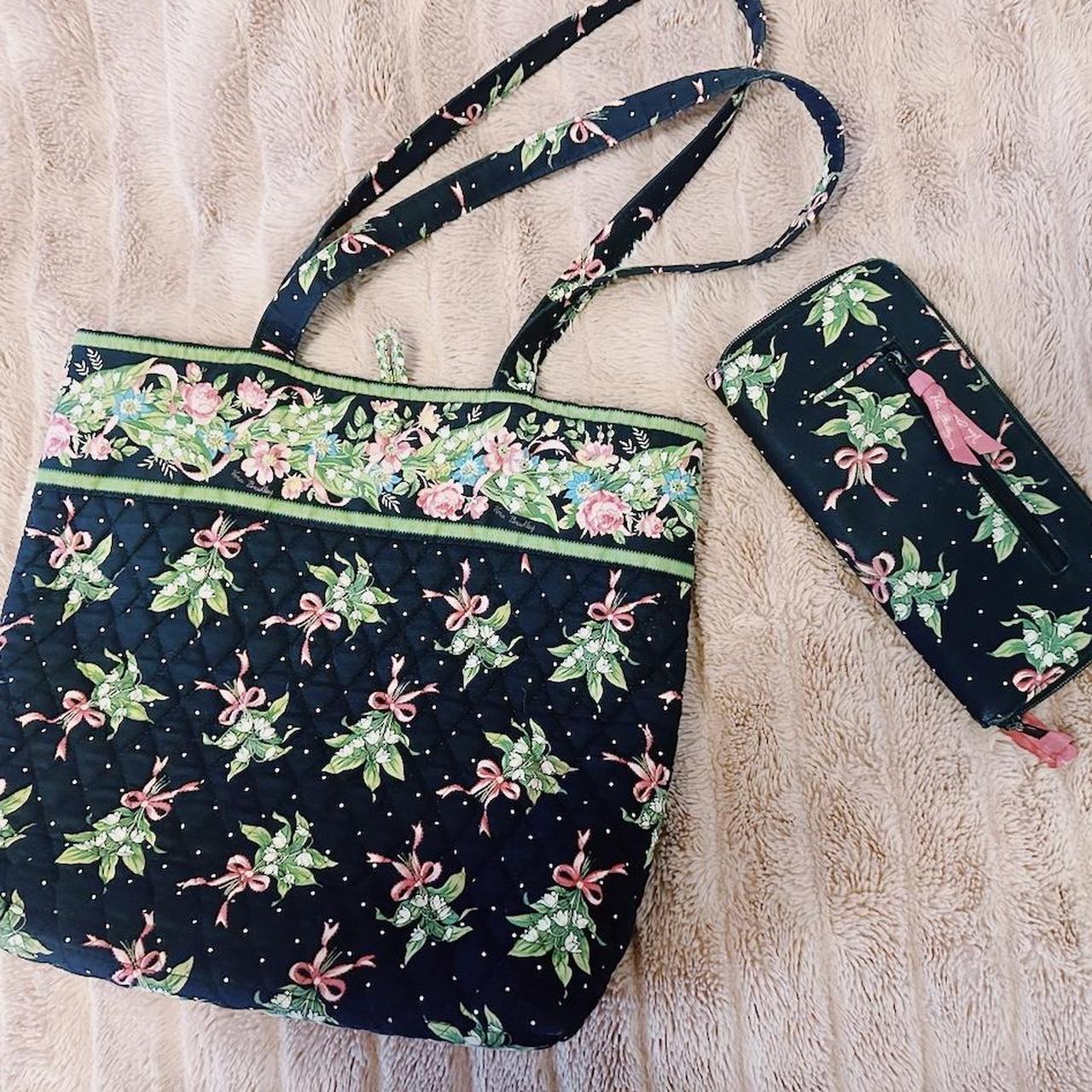 Vintage Vera Bradley Pink Bow Coquette Bag 🎀💌🍒,