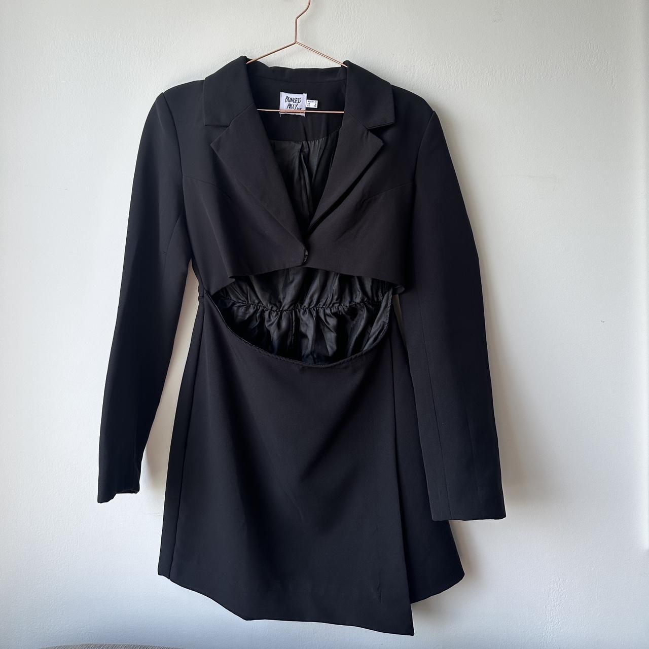Princess Polly black blazer dress/ mini dress—