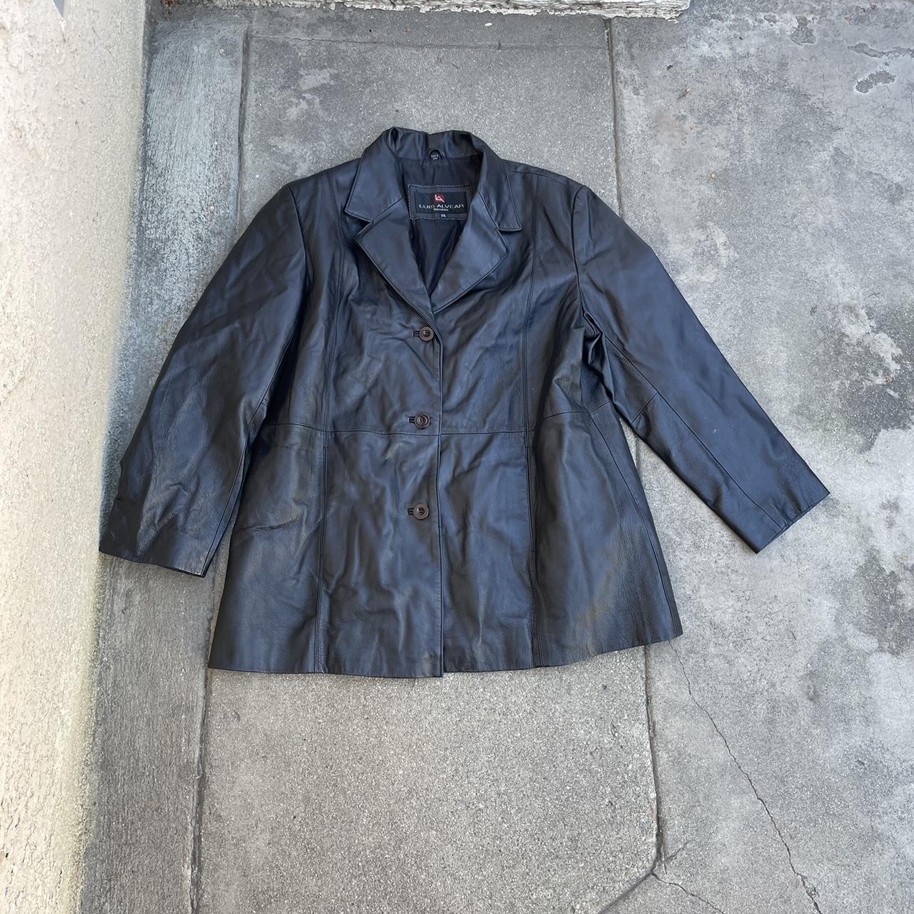 Luis Alvear Leather Jacket XXL All offers accepted - Depop