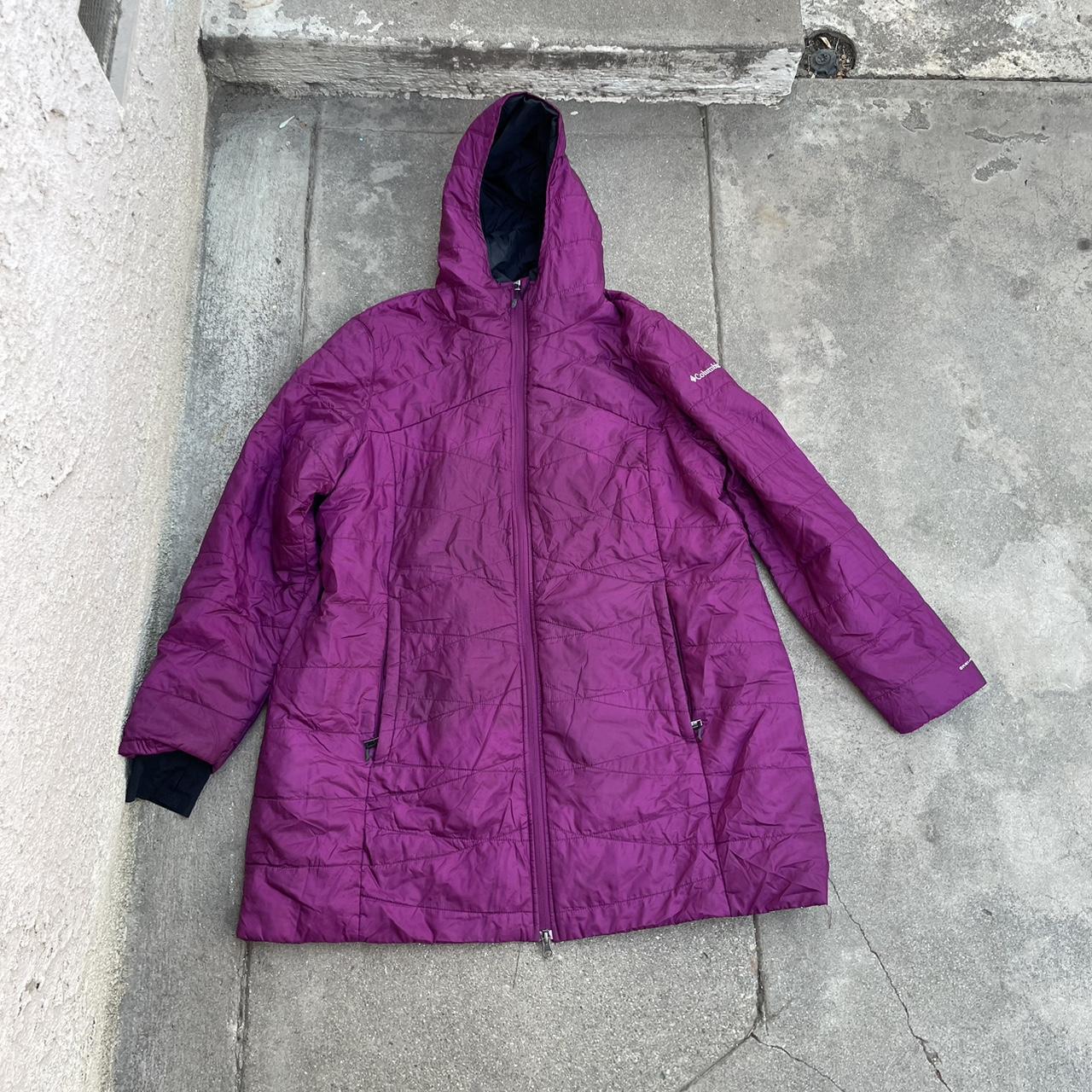 Columbia Sportswear Omni-shield Women's Zip-up Purple Jacket Size Small