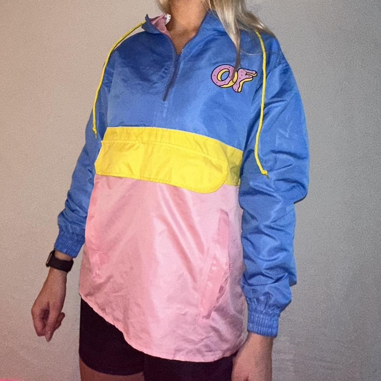 Odd future jacket yellow clearance blue pink